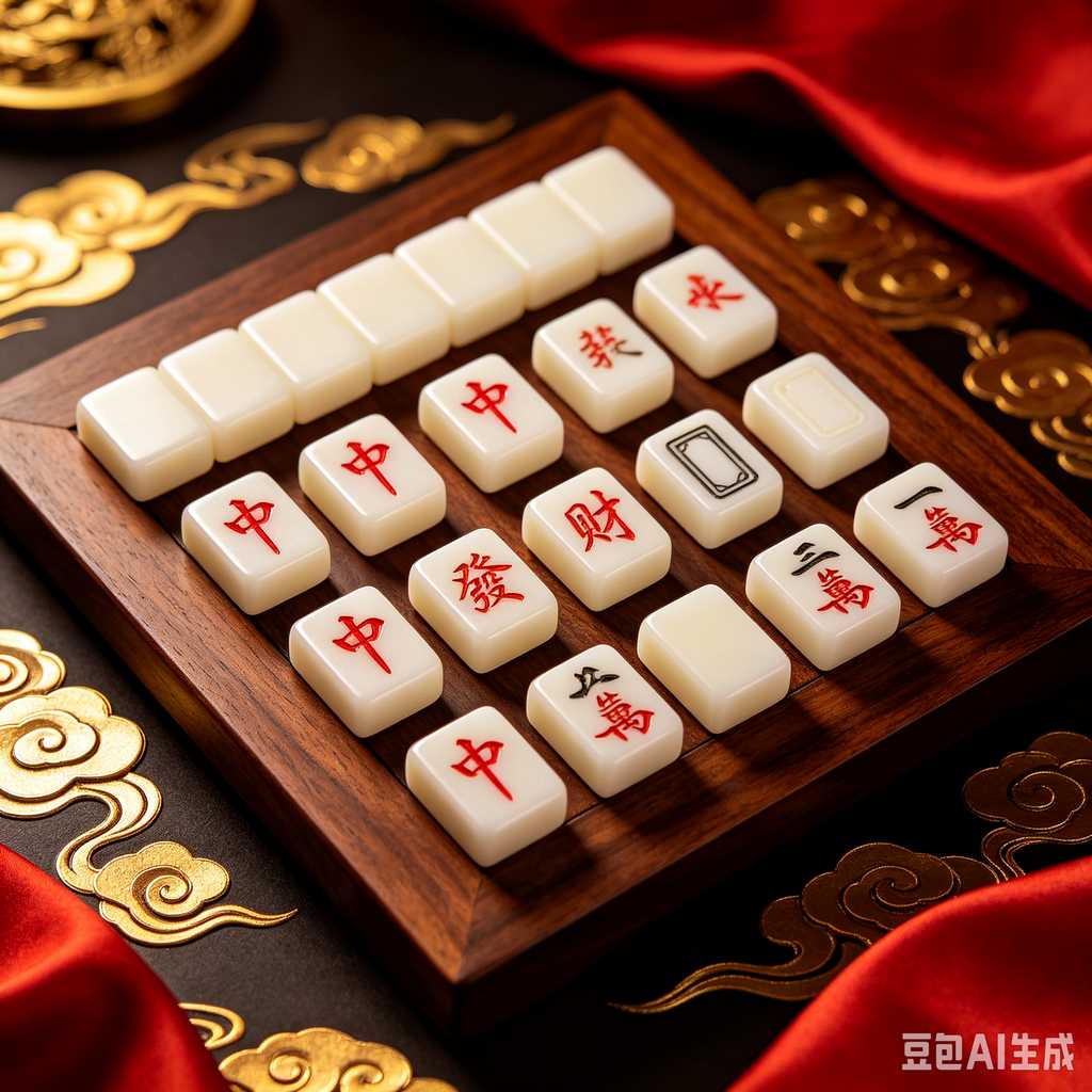 hand crafted mahjong set